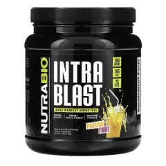 NutraBio, Intra Blast, добавка с аминокислотами для приема во время тренировки, маракуйя, 718 г (1,6 фунта)